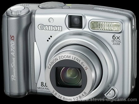 dat is alles Verbanning af hebben Canon Powershot A720 IS Review - Steve's Digicams