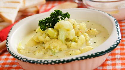 Lemon Roasted Cauliflower Soup.