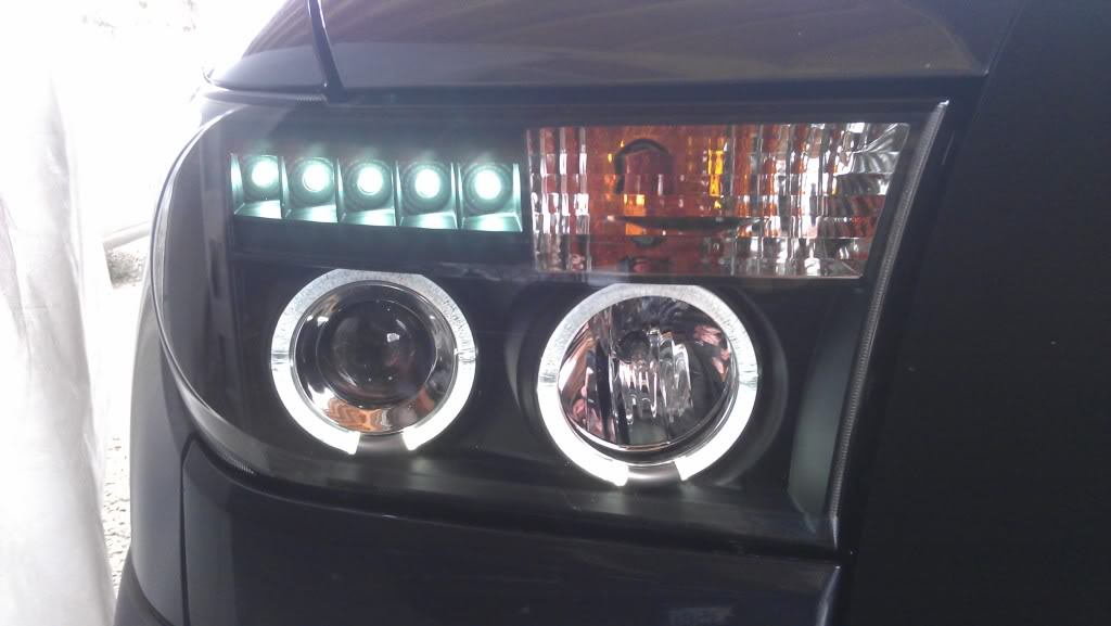 Spyder Projection Headlights with Halo LEDs