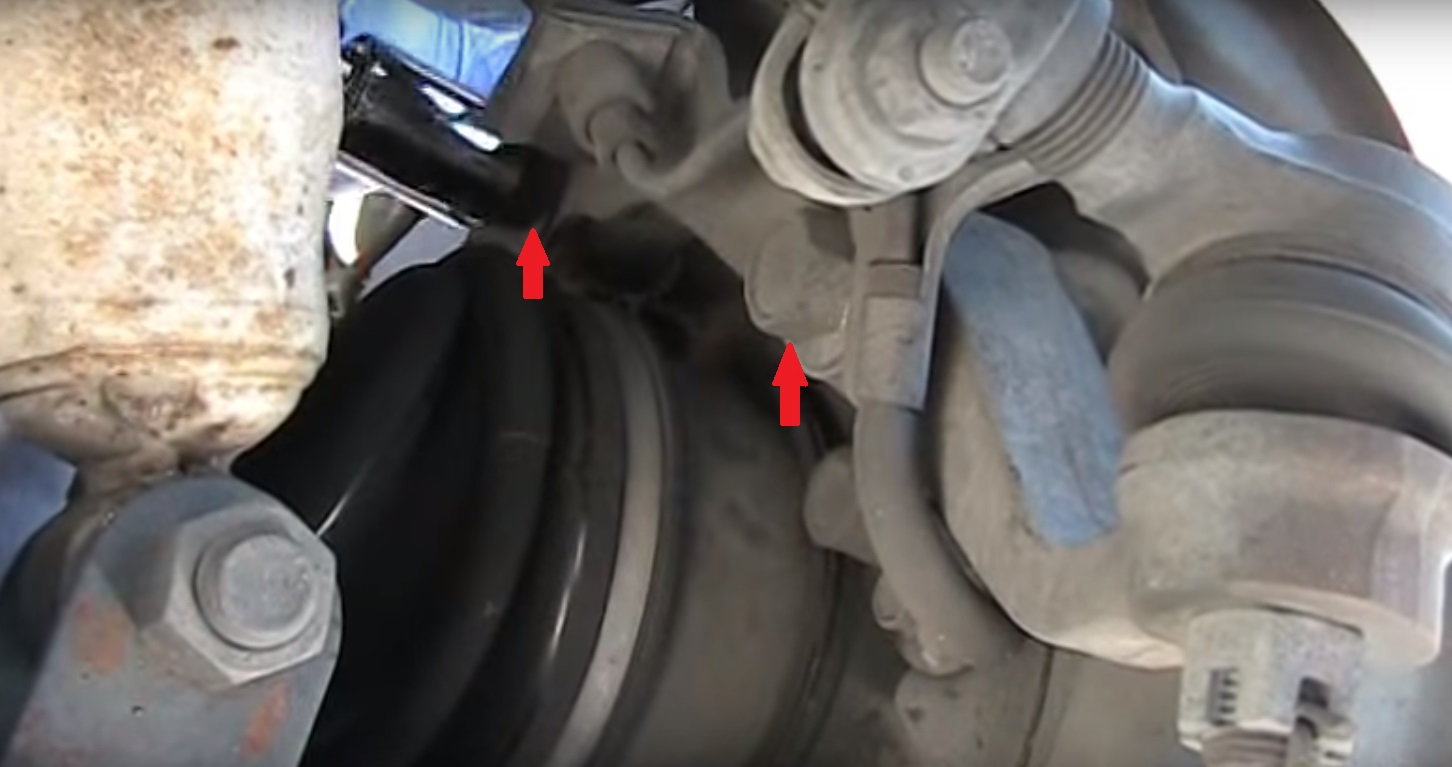 Toyota 4Runner brake rotor removal
