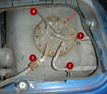 Toyota 4Runner fuel pump diagram