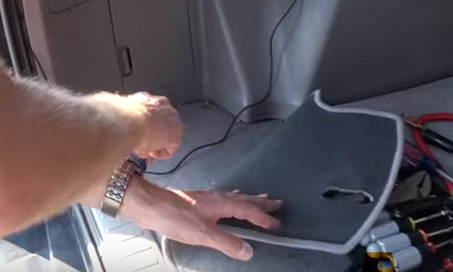 Installing rearview camera
