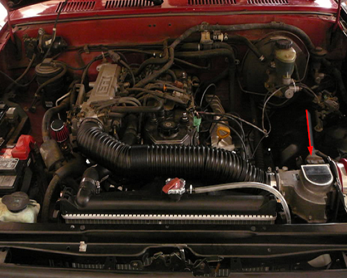 Toyota 4Runner 22re air cleaner and AFM location