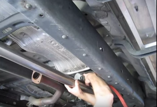 Toyota Tundra Installing New Exhaust