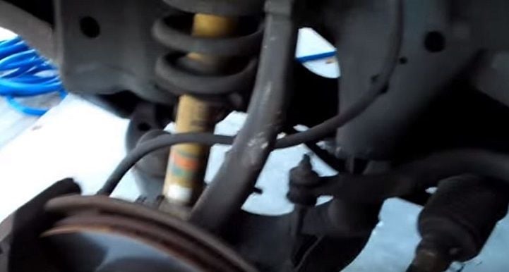 toyota tacoma strut shock replacement suspension DIY how to