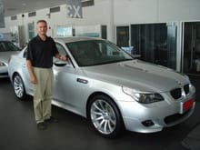 E 60 Taking delivery.JPG