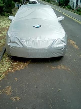 Car cover front view