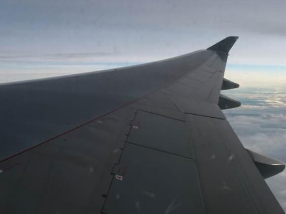 Wing of a Boeing 747-400