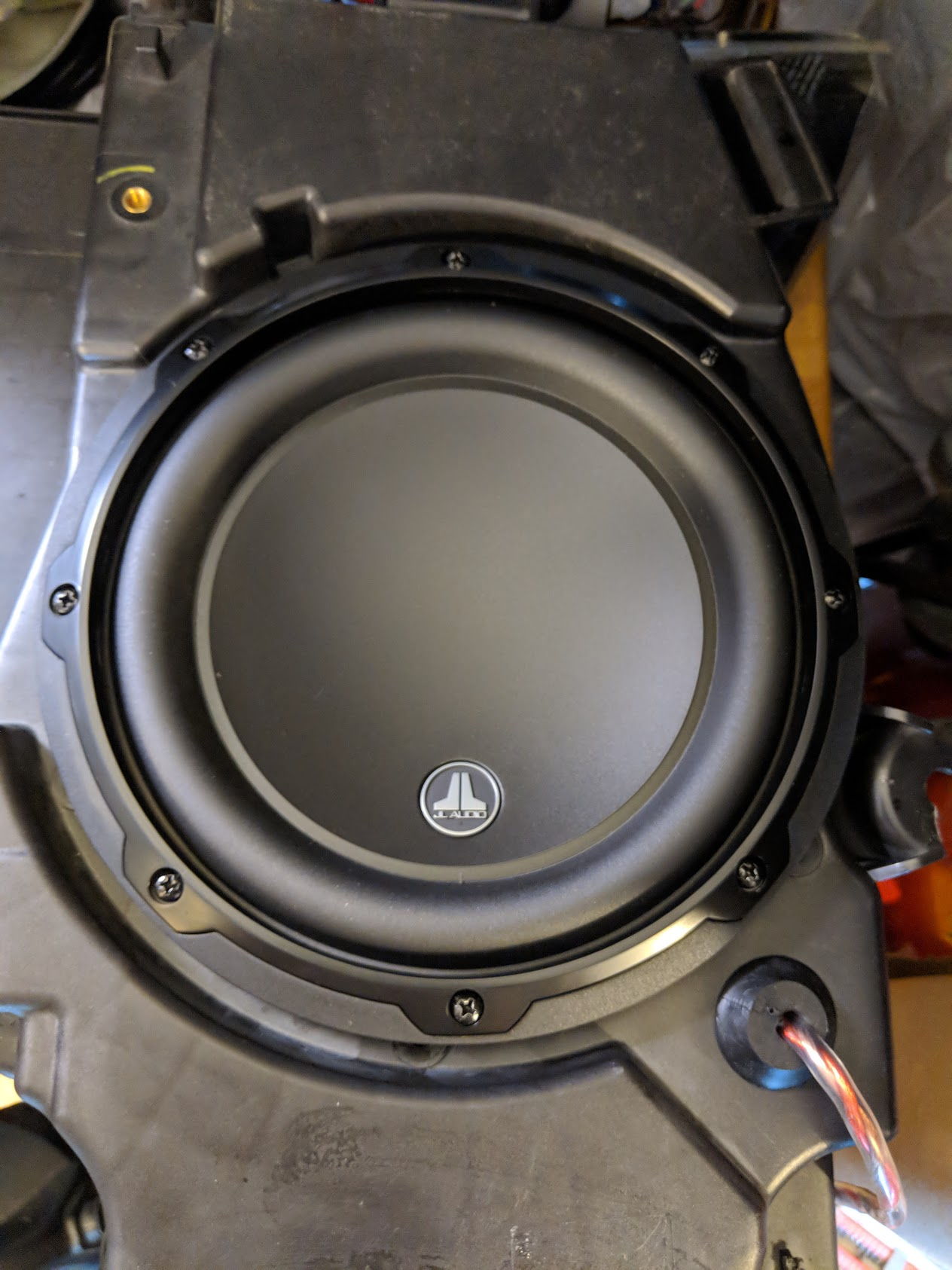 Third Row Seat Removal To Access Rear Panel Pocket Subwoofer Install