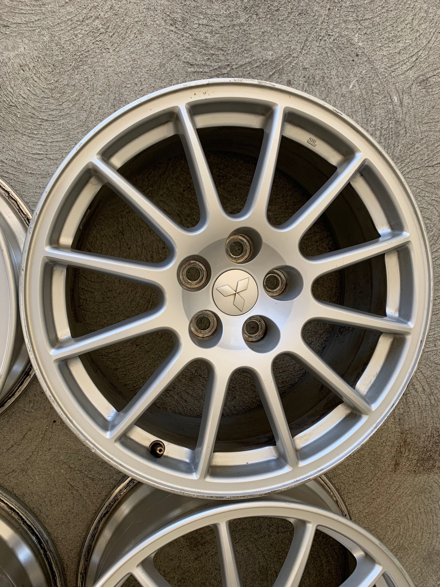 Wheels and Tires/Axles - SOLD: OEM Evo X GSR Enkei Wheels - Used - San Jose, CA 95110, United States