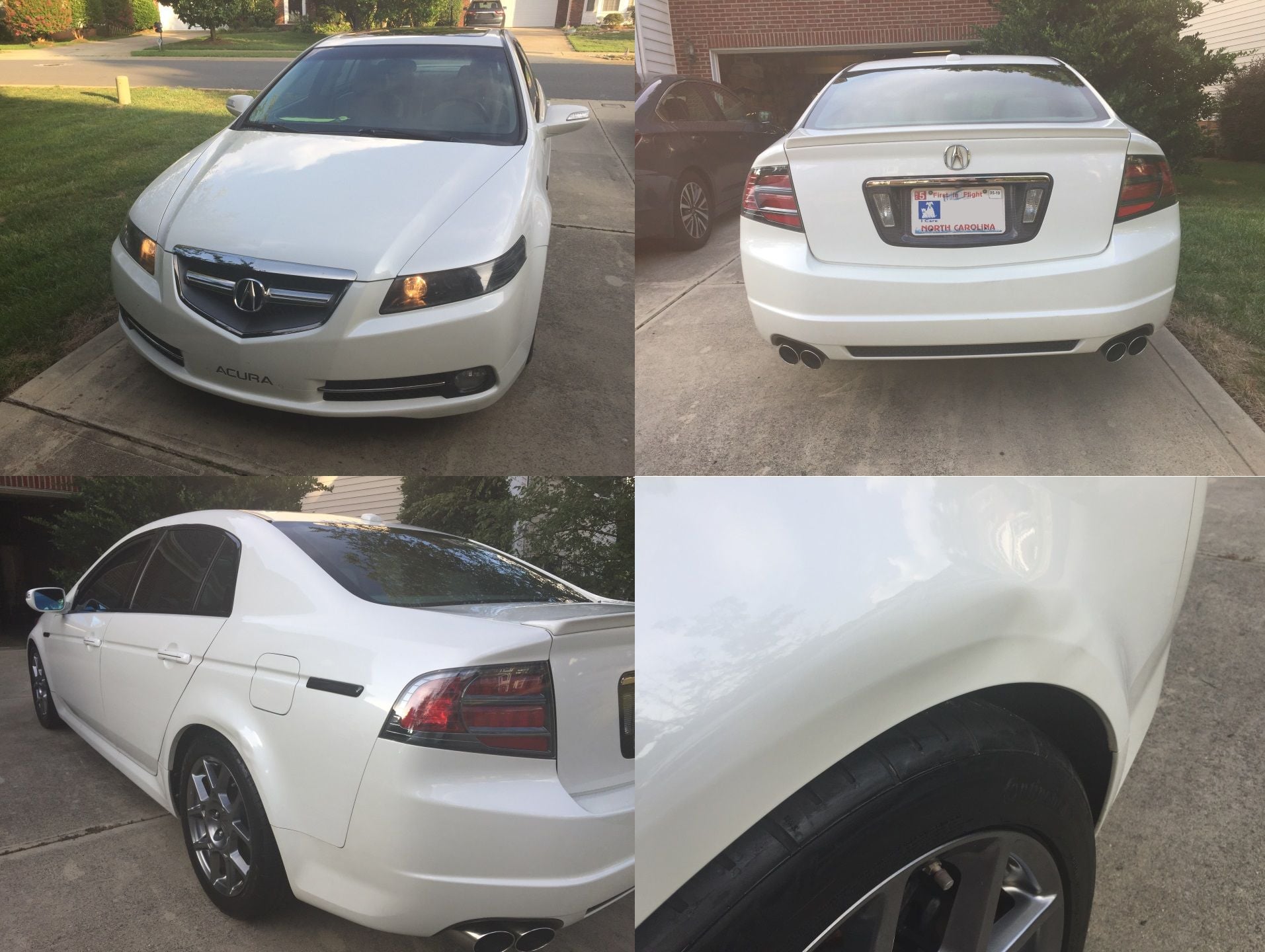 2007 Acura TL - SOLD: Bearcat94's 2007 TL Type-S For Sale (Price Reduced) - SOLD - Used - VIN 19UUA76597A009621 - 107,500 Miles - 6 cyl - 2WD - Automatic - Sedan - White - Charlotte, NC 28277, United States