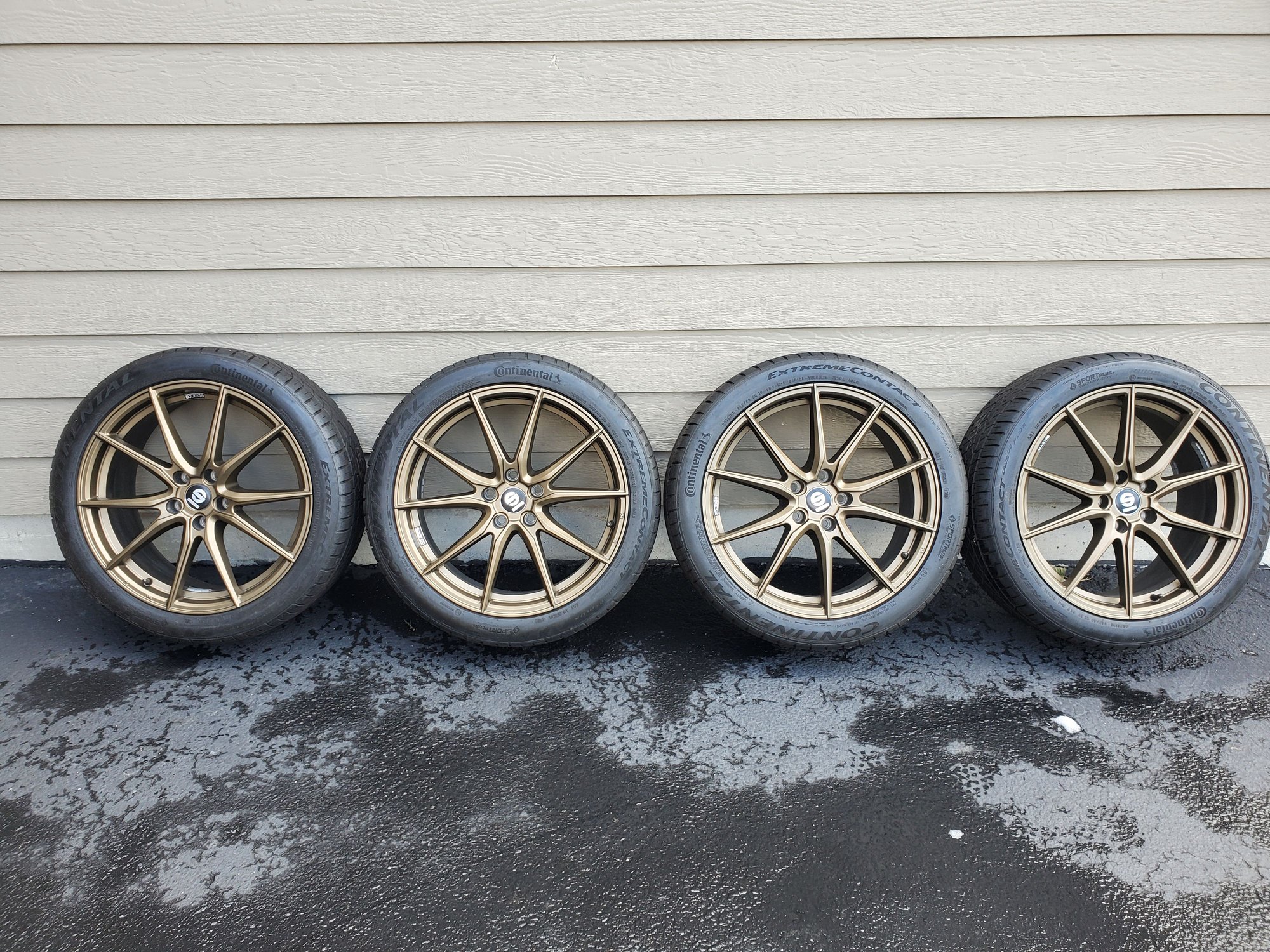 Wheels and Tires/Axles - FS: Sparco wheels w/Continental Extreme Contact 19 inch - Used - Westerville, OH 43082, United States