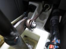 Failed bushing.