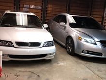 Finally got the garage semi cleared out and ready for these sleeping beauties. I’ve got little projects lol Ned up on Acura but the Notch is ready for work. Just swapped to 5 lug in the front I’ll post some pics with both projects soon