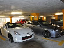 With my Nissan 370z