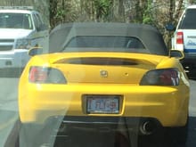 I found this one out in the wild.   I bet 95% of people don't know what the plate means.