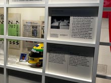 this room was dedicated to all those former F1 drivers who died racing.