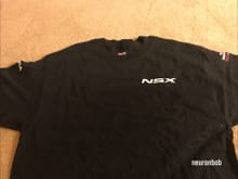 Limited edition NSX T-shirt front