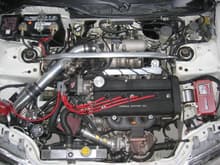 Acura Integra B18b1 motor swap with 10 lbs of boost T3 Turbo