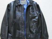 A Spec tailored leather jacket