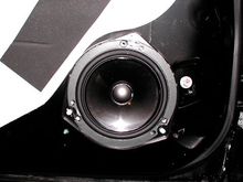 Stock door speaker setup