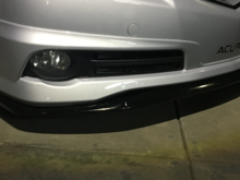 Painted and Reinstalled splitter with better hardware