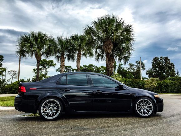 2005 Acura TL lowered with Tein Suspension