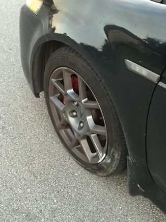 Front left tire