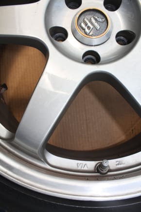 Wheel 3 - two small dents on spoke