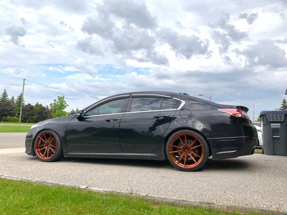 Rohana RF2 powder coated Transparent Copper
