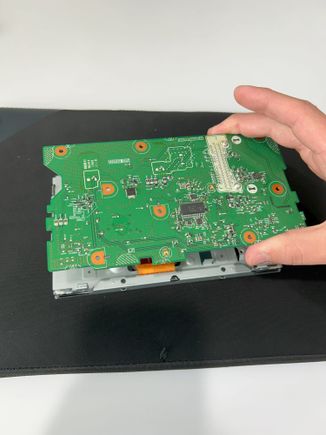 Disassembled Navigation Screen Circuit Board (Front)