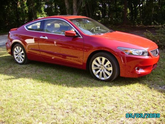 2008 Honda Accord Coupe Red 009