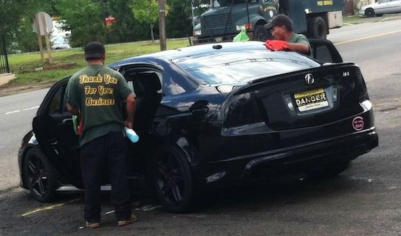 My Baby Getting wash