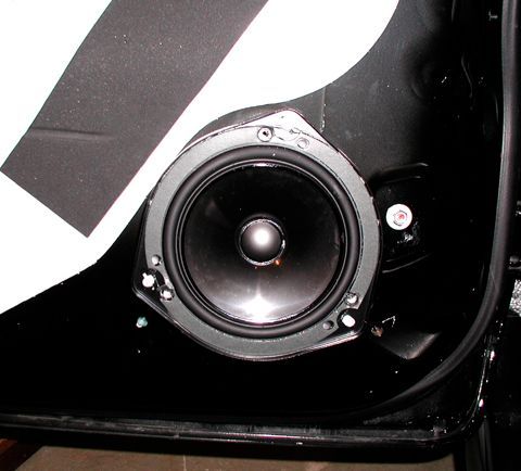 Stock door speaker setup