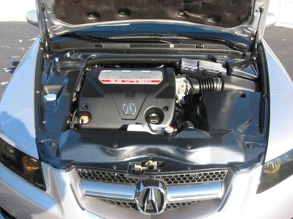 Complete Carbon Fiber and Aluminum Diamond Plate (Vinyl Wrapped) Engine Compartment