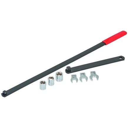 You need to buy a special Honda serpentine belt tool like this to get the belt off.