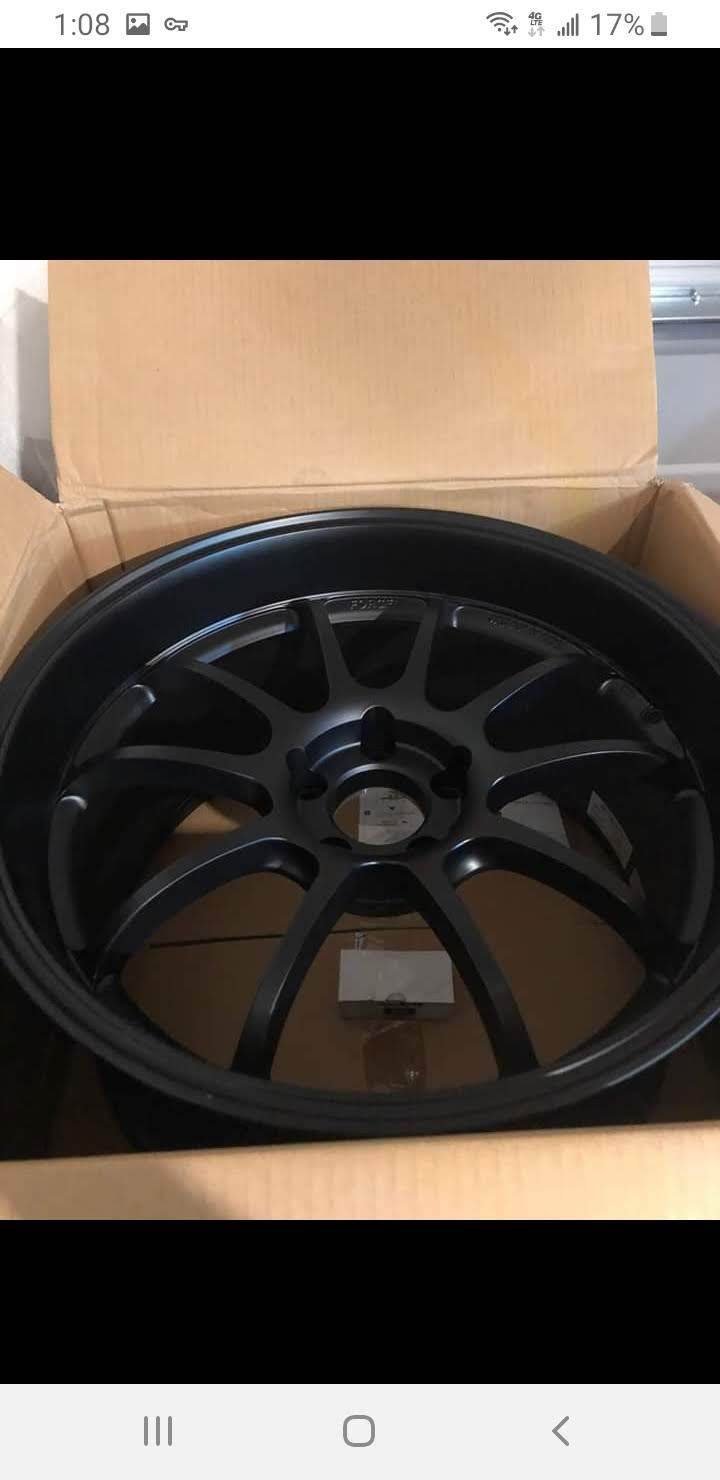 Wheels and Tires/Axles - CLOSED: FS/WTT: NEW Yokohama Advan Wheels RZ-DF RZDF 19x9 19x10.5 Black 5x114.3 - New - All Years Any Make All Models - Boca Raton, FL 33487, United States