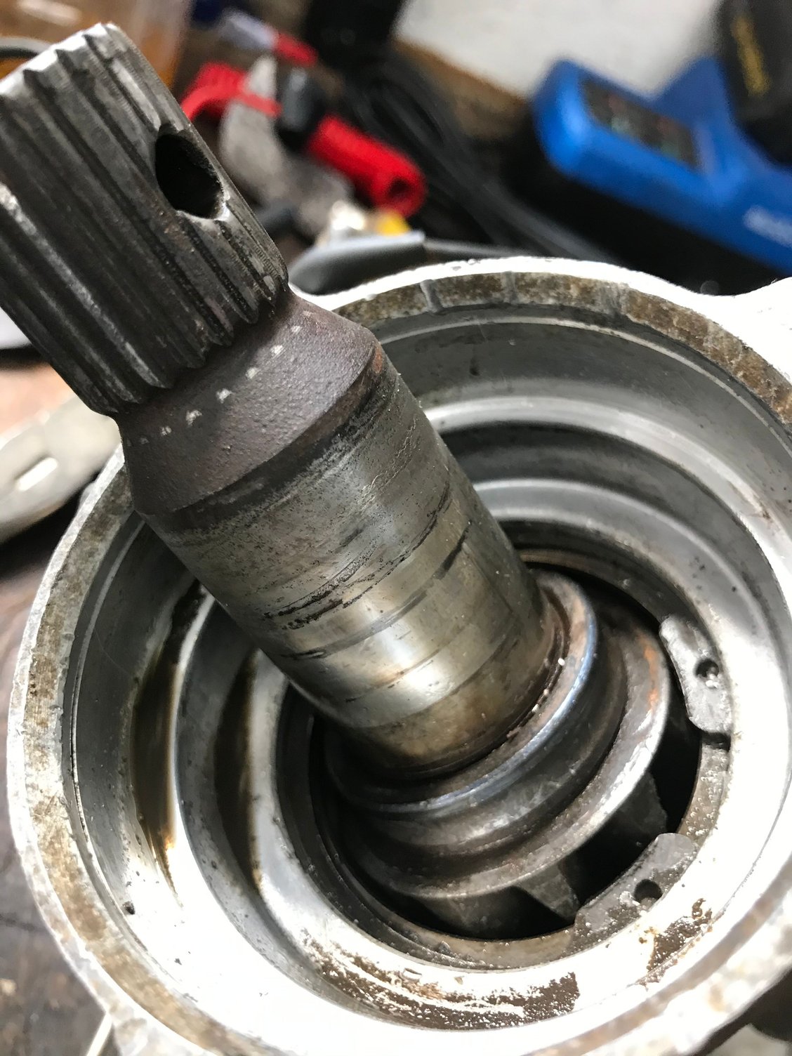 Gear box shaft Bearing removal ATV Enthusiast Community