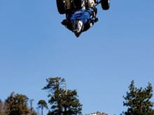 Jon Guetter doin the first complete backflip on a quad.