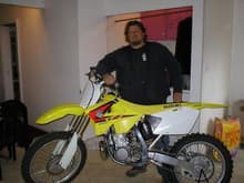 Yes thats me dwarfing a 2005 RM 250                                                                                                                                                                     