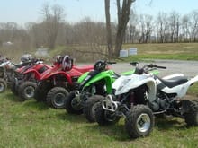Some of the other quads I ride with out by 3 mile Island (TMI) Nuclear Facility in PA.                                                                                                                  