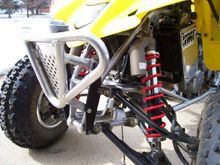 Moved bumper up 3" to help protect headlight more...                                                                                                                                               