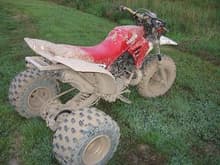 Proof that I do ride it and I ain't afraid to get it dirty!