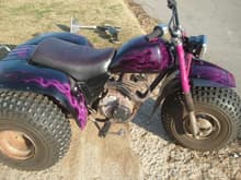 this is the paint job I done on the 85 honda 200s before i sold it black with purple true fire