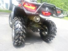 Outty 800 w ith new 27" Swamp Lites