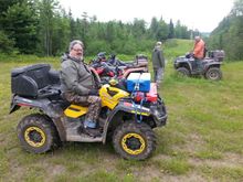 Rainy Saturday ride to Jackman
