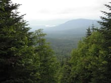 View north from Mt. Coburn, in Maine.