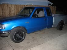 The Ranger my on going project, 306ci V8 C-4 w/2500 stall lowered next fiberglass hood &amp; fenders and paint.