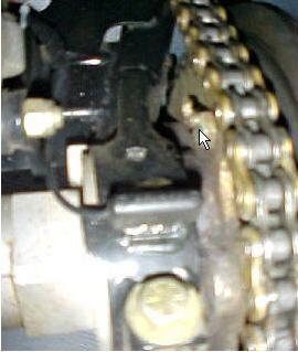Magnet Mounting Area for Speedo Sensor                                                                                                                                                                  