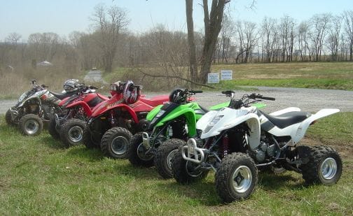 Some of the other quads I ride with out by 3 mile Island (TMI) Nuclear Facility in PA.                                                                                                                  